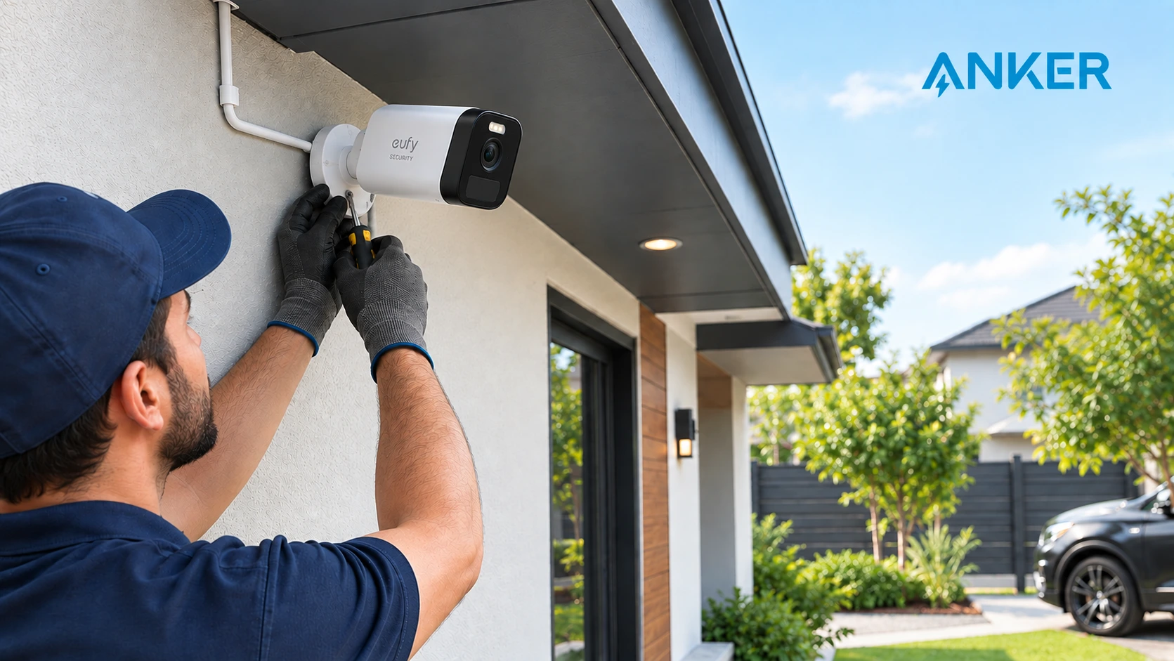 eufy hardwired camera installation and setup