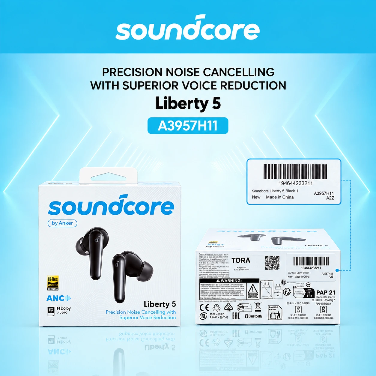 soundcore-liberty-5-earbuds-black-a3957h11-details soundcore liberty 5 earbuds black a3957h11 details